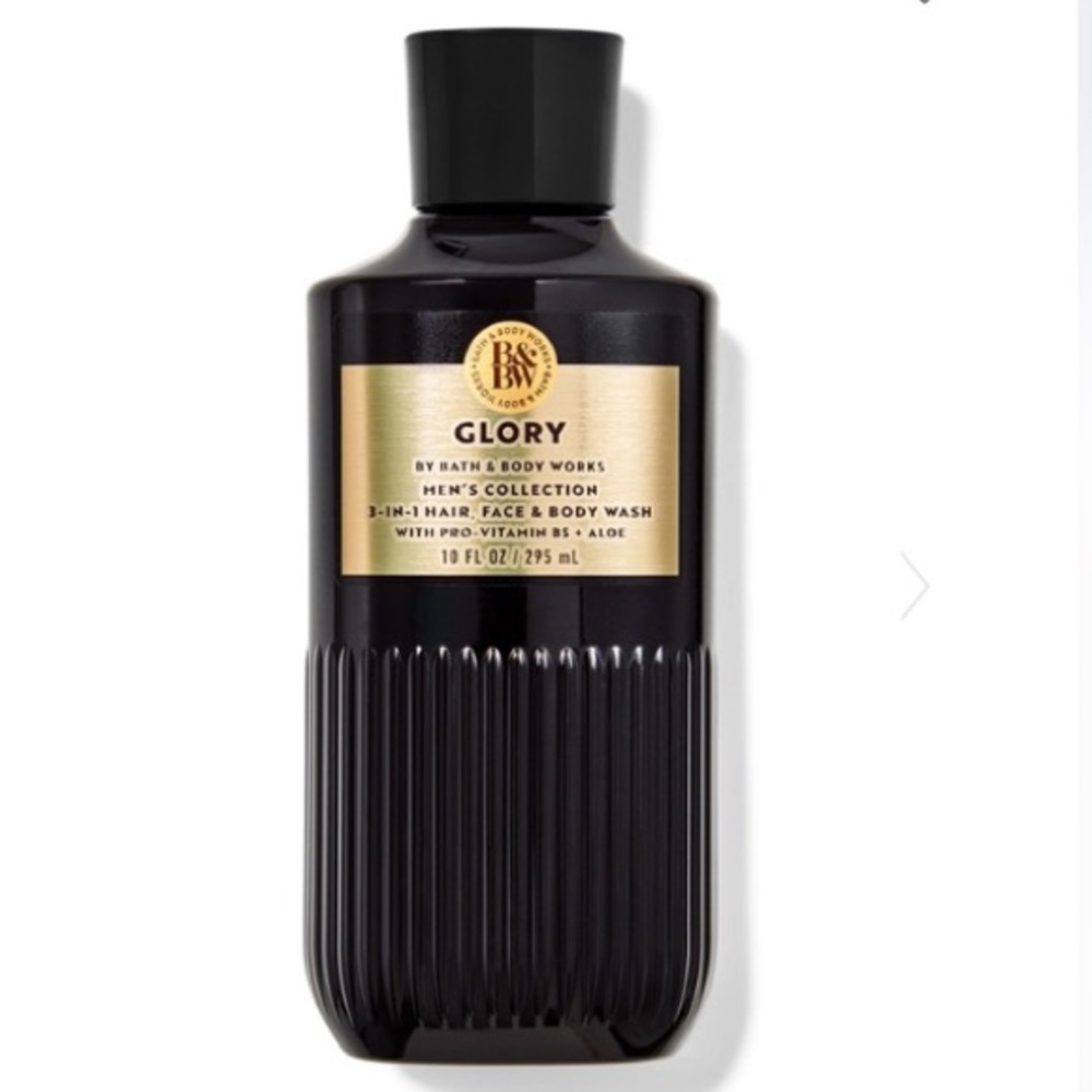 “GLORY” Men’s Collection by B&BW, 3-in-1 Hair, Face & Body Wash, NWTag